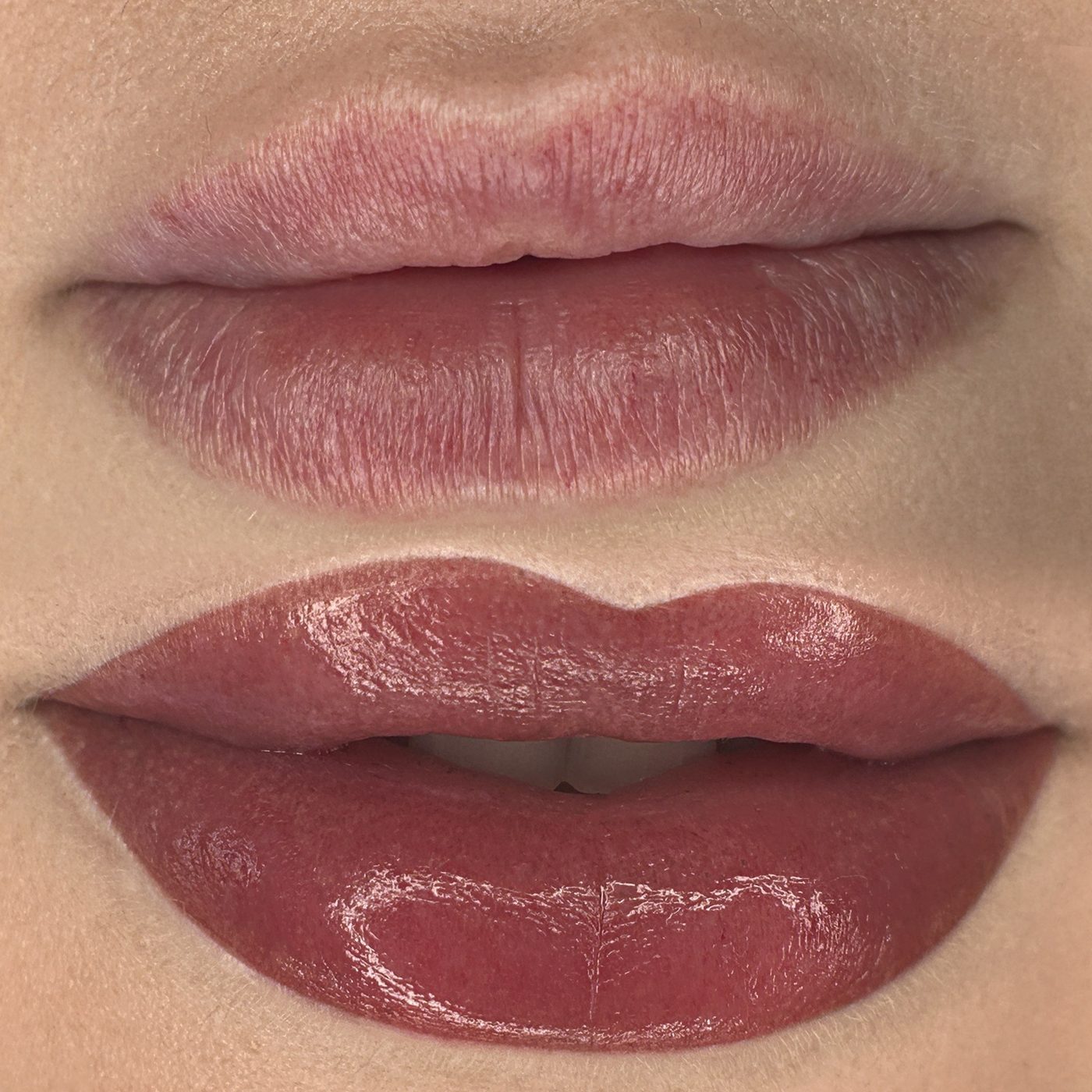 Healed soft lip color